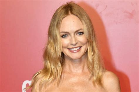 heather graham sexy|Heather Graham, 53, Sizzles in Black Bikini During。